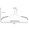 Non-Slip Wet/Dry Plastic Clothes Hangers