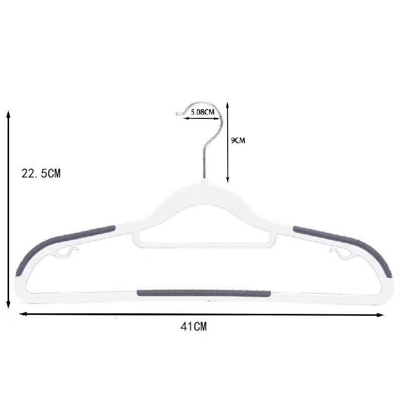 Non-Slip Wet/Dry Plastic Clothes Hangers