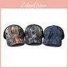Gradient Color Embroidered Baseball Cap Unisex Checkered Duck Tongue Hat Fashion Hat Wholesale