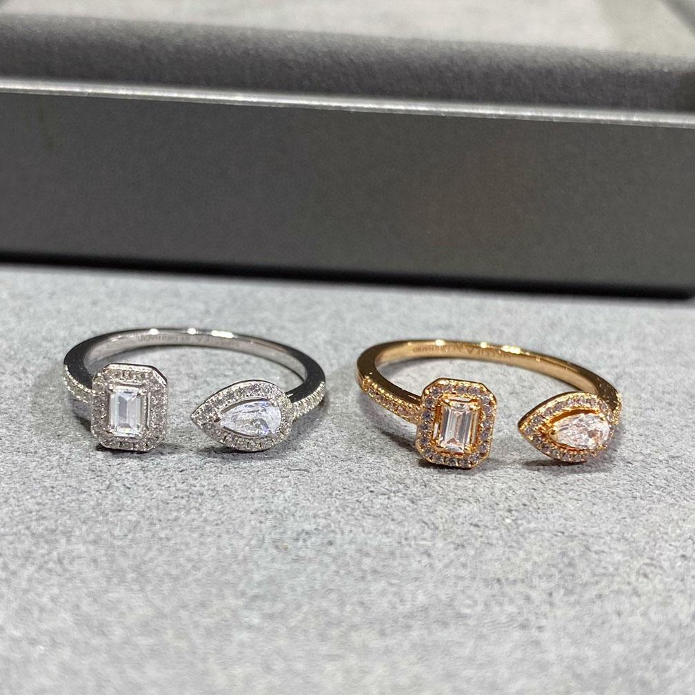 2023 Popular Brand Vintage Women's Rings Luxury Jewelry for Women Designer Rings Fine Quality Fashion Classic Diamond Rings