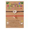 Mother Day Bracelet Dinosaur Element Handmade Heart Pendants Adjustable Size Women Wristband Meaningful