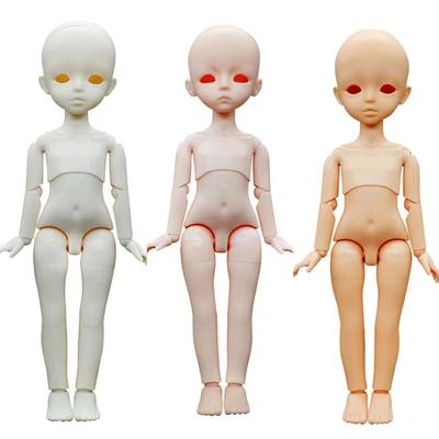 1/6 BJD Körperzubehör für 28cm Puppe Vinylpuppenkopf Ohne Make-up