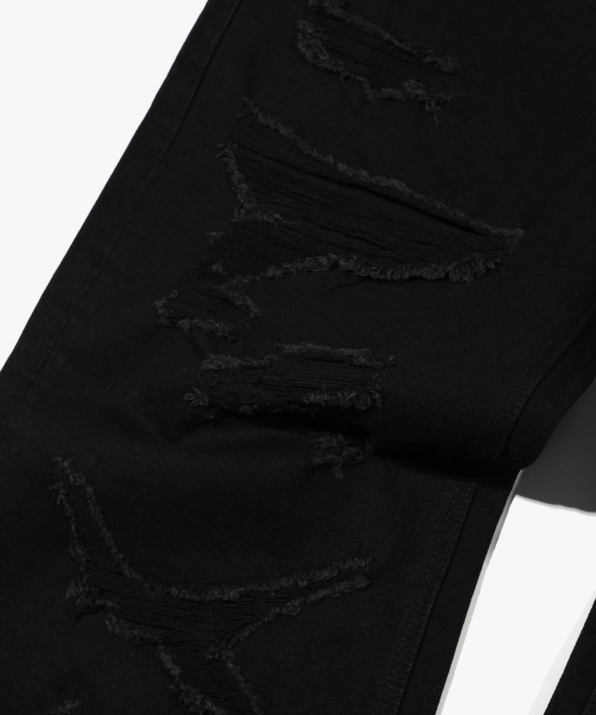 Seleuji Distressed Denim Pants V21 Black
