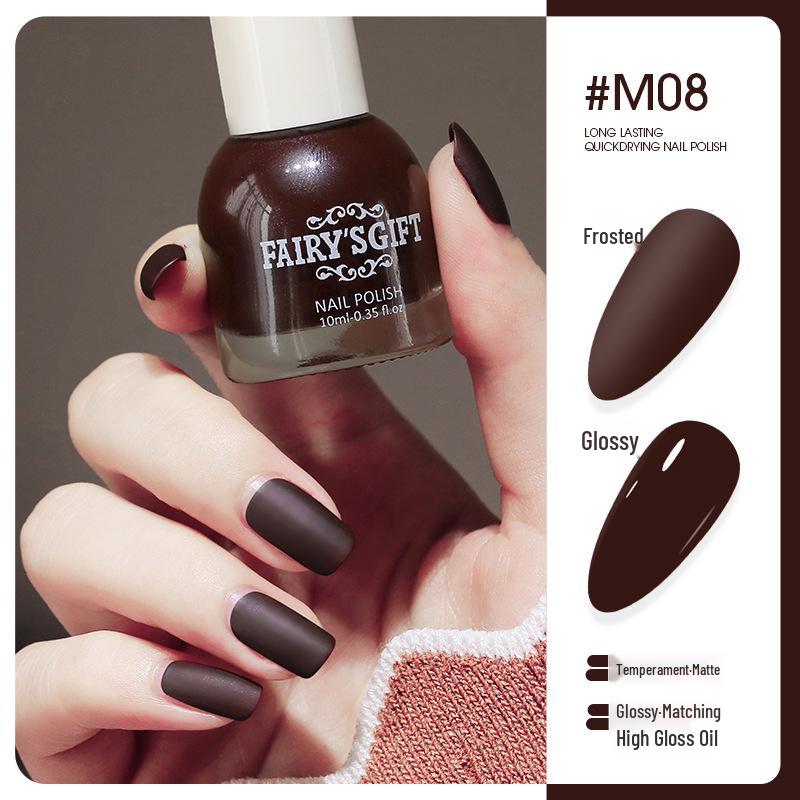 New Matte No-Bake Long-Lasting Peelable Quick-Dry Nail Polish for Nail Art