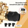 3Pcs Saxophone End Plug Plastic AntiBump Caps Saxophone End Caps Bent Neck Plug for Tenors Saxophone Bent Neck Key