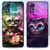 TPU Back Case for LG G7 K42 K50 K52 K41s K40s G6 K50s K61 G8 ThinQ K51s K40 Alice In Wonderland Cheshire Cats Black Phone Cover