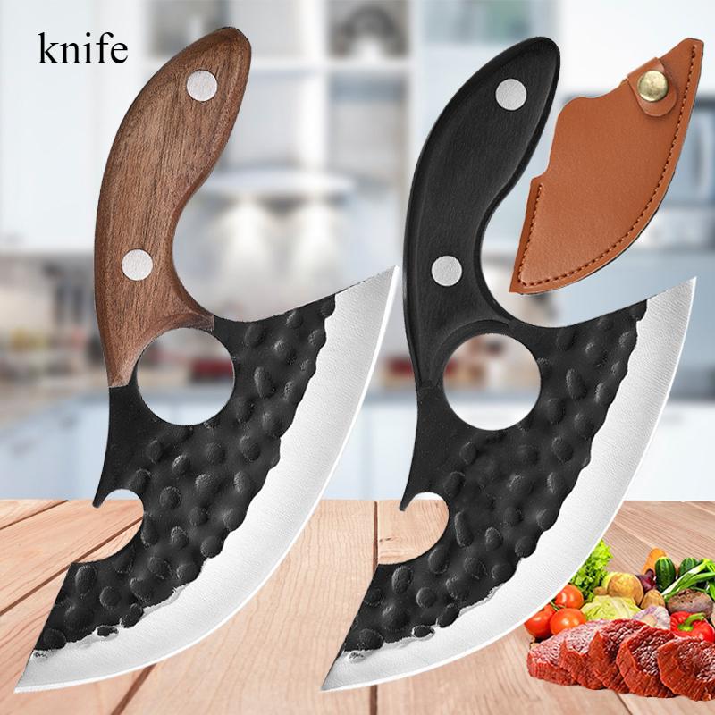 Home Portable Small Fish Knife Mini Meat Cutting Multi-functional Small Machete Barbecue Fruit Knife
