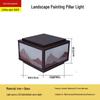 Modern Solar LED Pillar Light for Garden, Courtyard, or Hotel