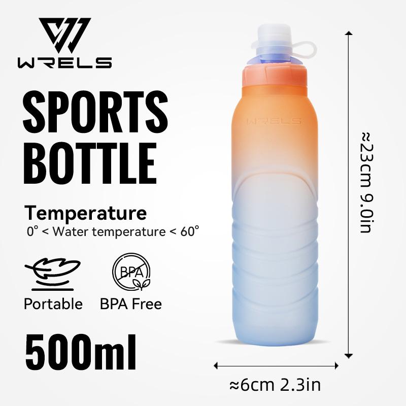 WRELS Sport Water Bottle BPA Free PP5 Outdoor Water Bottle Fitness Running Kettle Bicycle Bottle MTB Road Bike Water Bottle