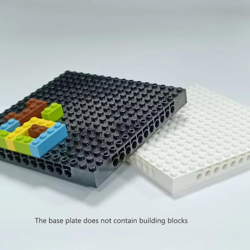 16x16 Dots Baseplate Constructing Base Plate Splice Brick DIY Combination MOC Connect Module 1.5cm Works With rod Accessories