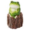 Cartoon Think Frog Figurine Cute Resin Crafts Small Frog Statue Handicraft Animal Ornament Outdoor Garden Courtyard
