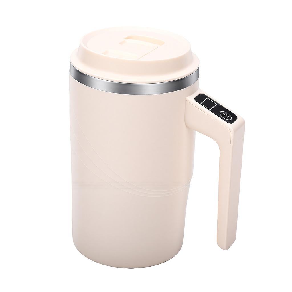 14.11oz Electromagnetic Self Stirring Coffee Mug Stainless Steel Automatic Electric Mixing Cup for Home Office Travel
