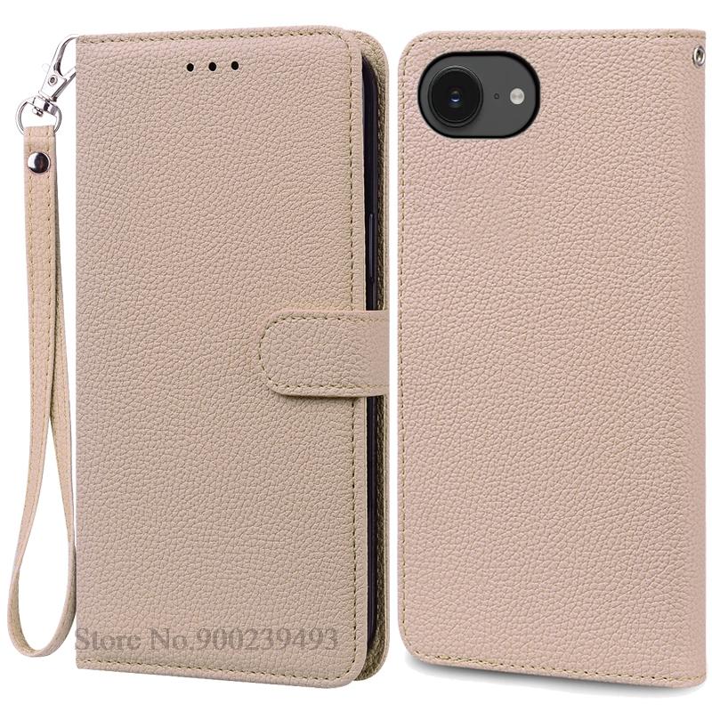 For iPhone 16e Case Leather Flip Wallet Cover For iPhone 16E Case Stand Book Fundas For iPhone 16e 16 E 2025 Phone Case Coque