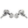 Musiclily Pro R18K L3R3 Locking Gear for Chrome Tuners, 181 Ratio, Half-Moon Button, 90-Degree Screw, Acoustic/Electric Guitars,