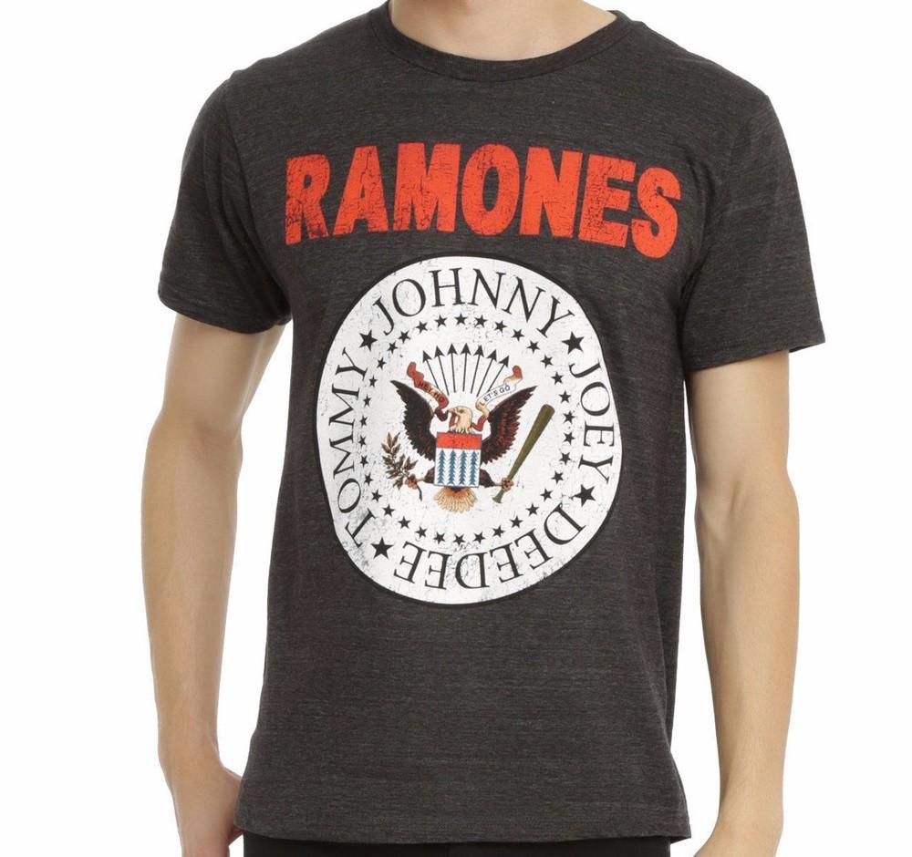 The Ramones EAGLE PRESIDENTIAL SEAL LOGO T-Shirt NEW 100% Authentic Unisex T-Shirt XXXXL