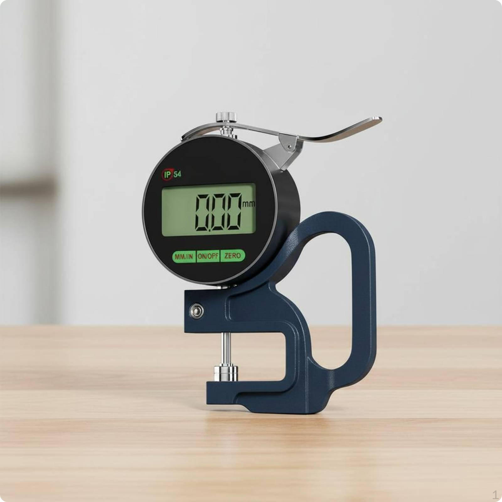 Digital Thickness Gauge High Precision Electronic Meter Reusable Power Measuring 0-12.7mm 0.01MM