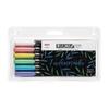 Tombow Fudenosuke Sign Pastel Water-Based Pens, Flexible, Colors, 6-Color Set, WS-BS6C