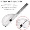 Protractor Angle Ruler Dividing Gauge Angle Ruler 180 Degree Semi Circular Carpenter Angle Ruler 14cm 1PC