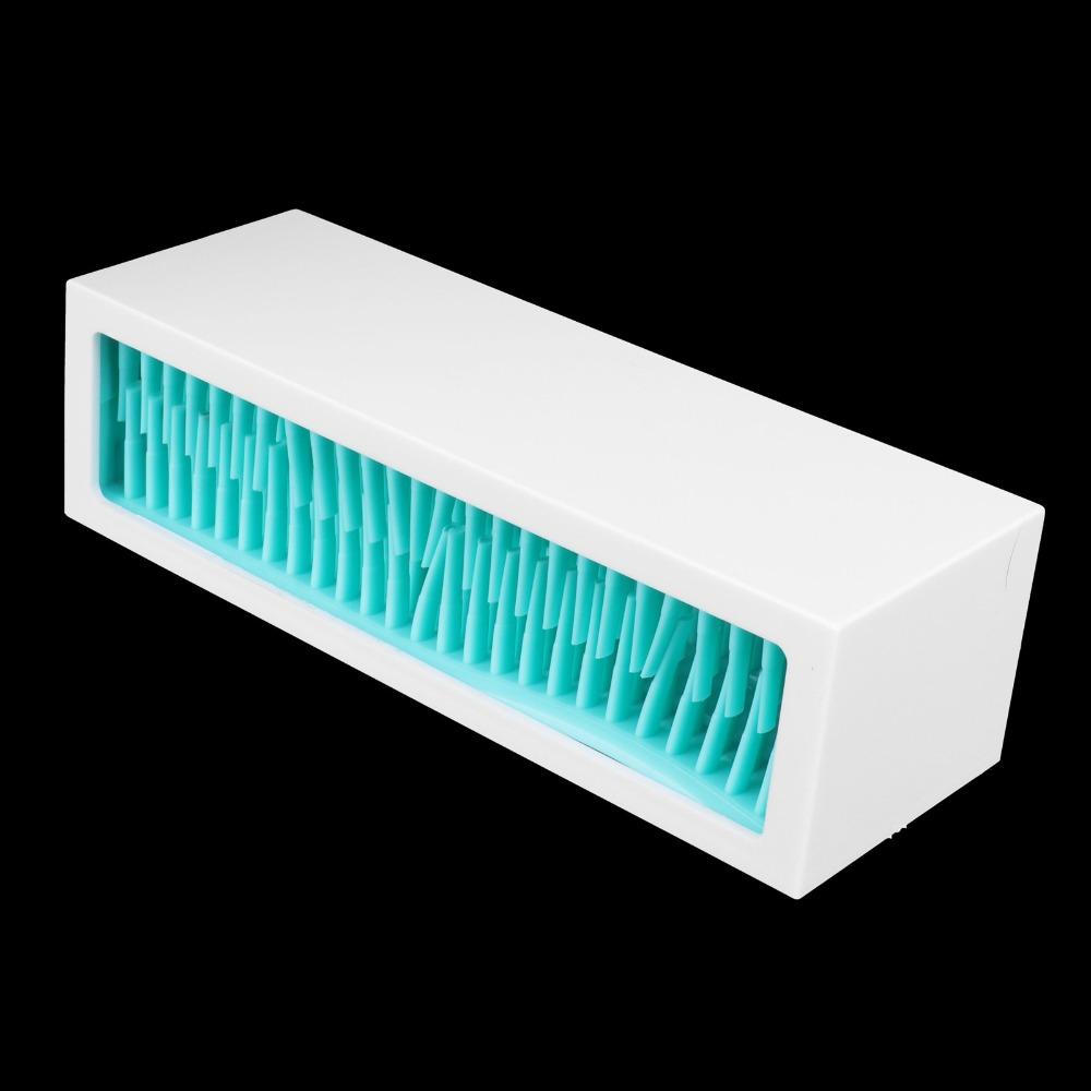ABS+TPE Silicone Cosmetic Storage Box Portable Cosmetic Organizer Case Jewelry Storage