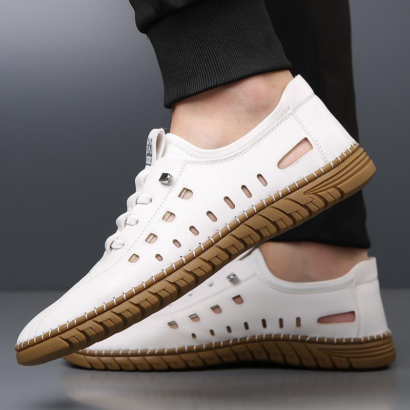 Mode Atmungsaktive Herrenschuhe Sommer vielseitige Designstile Outdoor-Freizeittourismus Freizeit Business Büro Bequeme Erwachsenenschuhe