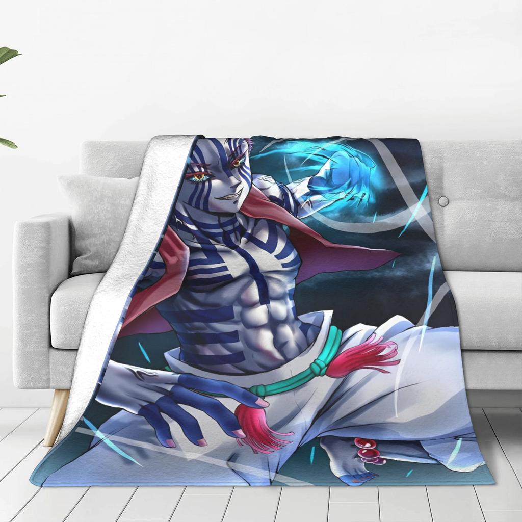Akaza Anime Super Warm Blanket Kids Plush Throw Blanket Print Home Decor Flannel Bedspread Sofa Bed Cover