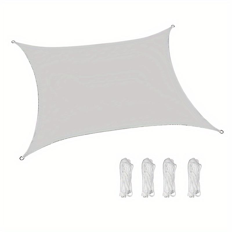 1pc UV Protection Sunshade Sail Oxford Cloth Rectangle Awning with Cooling Effect, Durable & Breathable Canopy for Patio Garden,Poolside