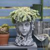 Creative Venus Sculpture Planter: European-Style Goddess Head for Garden, Courtyard, or Balcony Décor