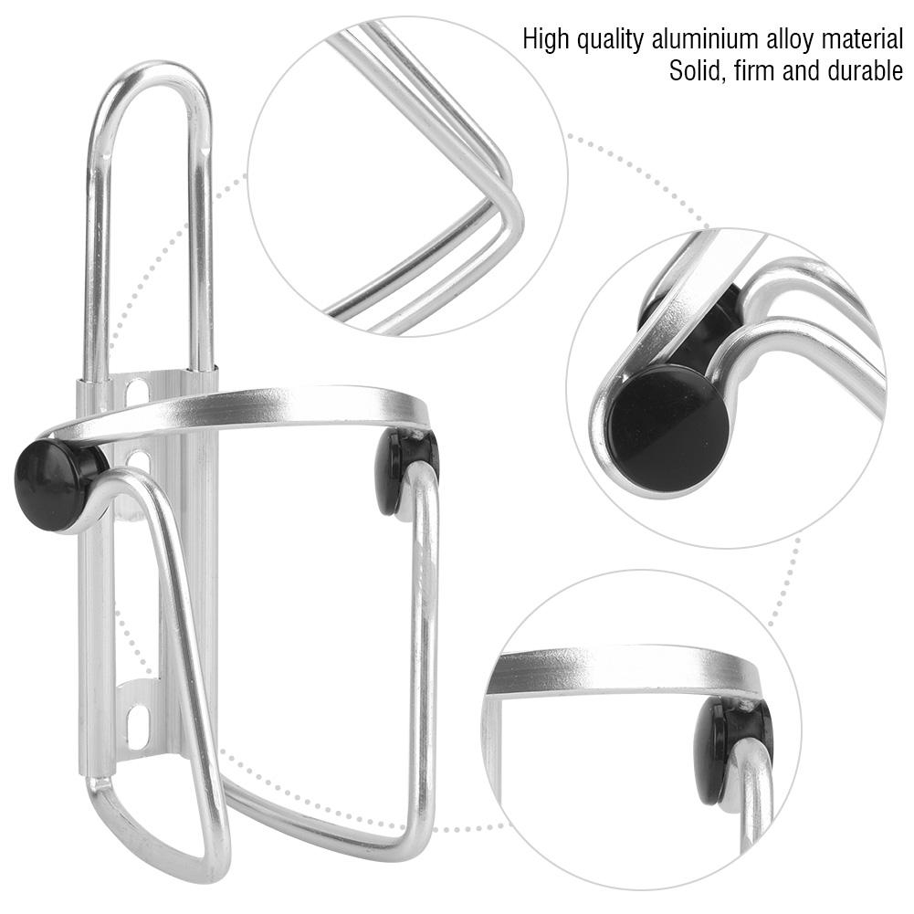 Aluminium Alloy   Water Bottle Holder Bike Kettle Cup Rack Cycling Accessory(Black)