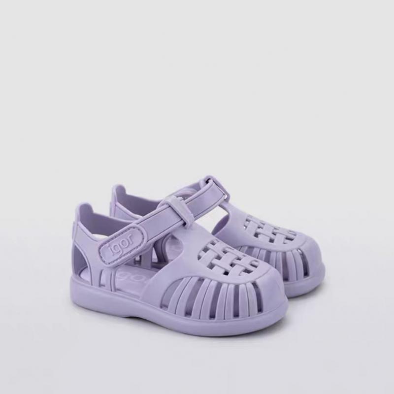 Solid Color Fashion Boys And Girls Roman Sandals Summer New Style Classic Design Children's Shoes Kids Casual Beach Sandal