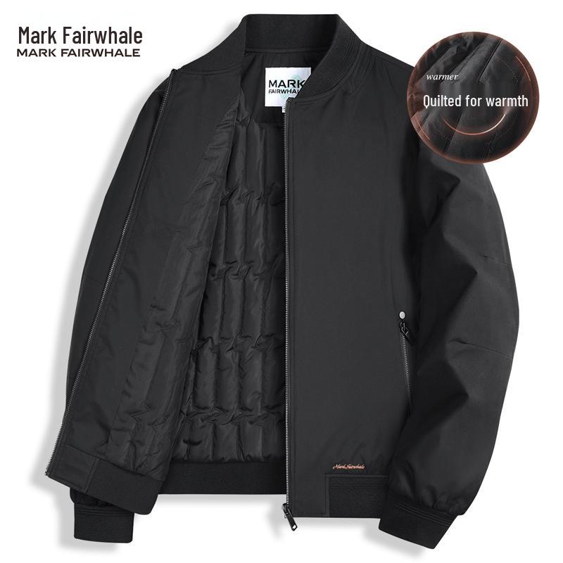 Mark Fairwhale Men s Windproof Baseball Collar Jacket 3XL