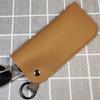 with Keyring Sunglasses Pouch PU Leather Hanging Sunglasses  Eyewear Accessories