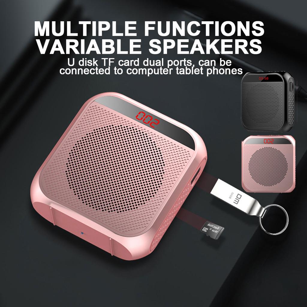Voice Sound Audio Amplifier Bullhorn Megaphone Shop Loudspeaker For Portable Loud Speaker With Wired Microphone Megafon Teacher