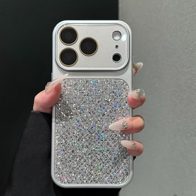 

Diamond Jewelled Shockproof Phone Case For iPhone 13 14 15 16 17 Pro Max Glitter Acrylic Bumper Back Cases Cover iPhone 13