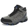 Qifeng Winter High-Top Mountaineering Shoes with Fleece Lining - Sizes 45, 46, 47