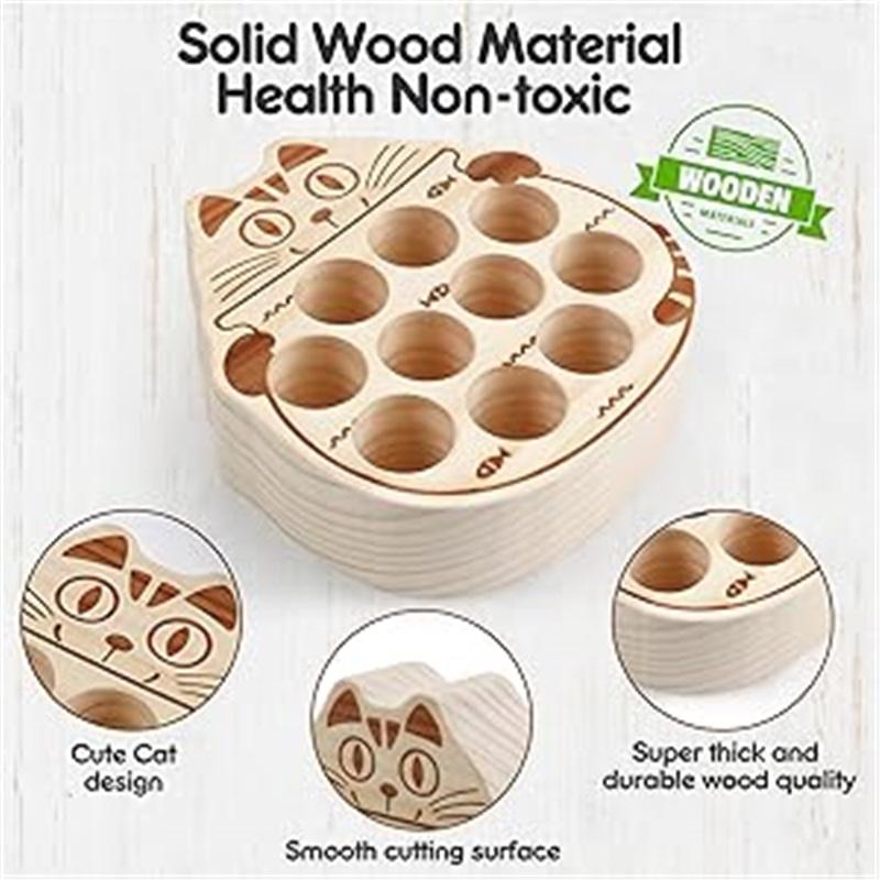 Wooden Magnetic Fishing Game Toy, Montessori Fine Motor Skill Learning Toy for Kids 3+, Color Matching Educational Gift for Boys Girls