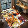Naruto Anime Rug Carpet Large Area Rug Non Slip Washable Floor Mat Gamer Room Bedroom Home Decor -QJY