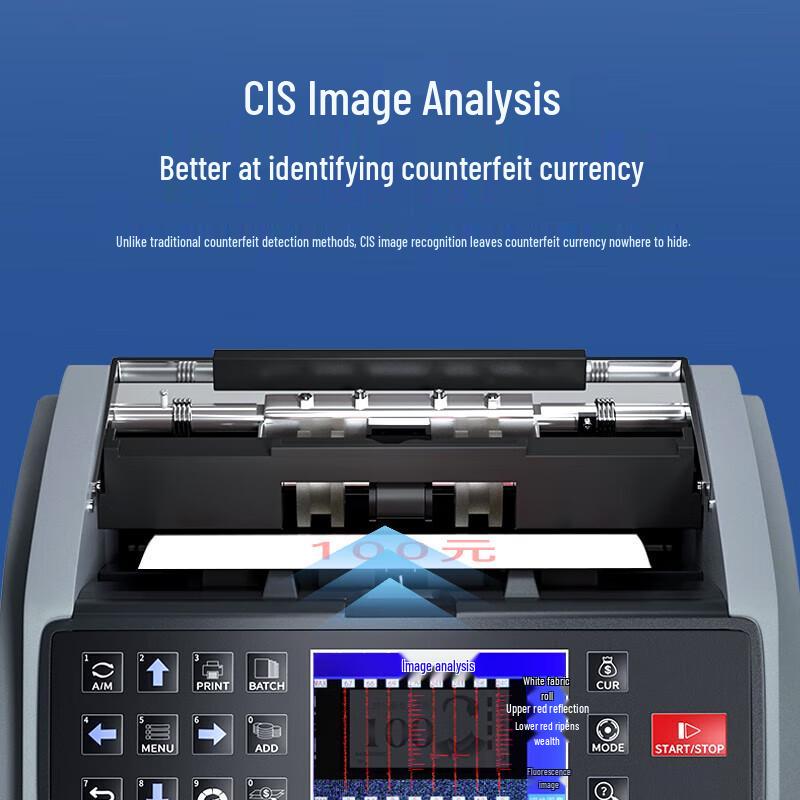 Weirong WR-M998 Multi-Currency Banknote Counter CN Plug (adapter Included)