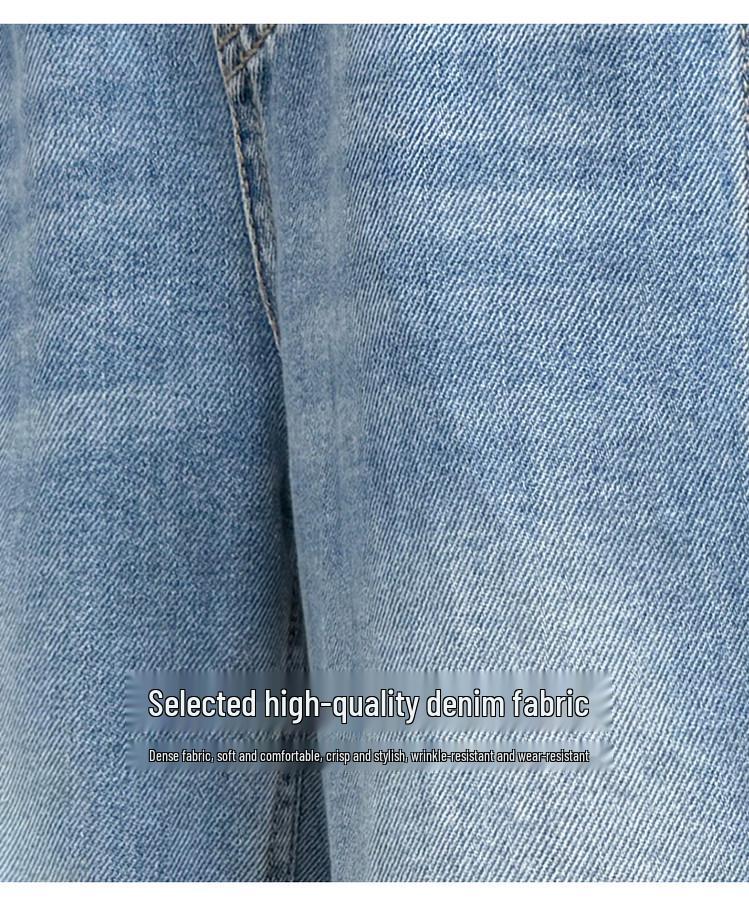 2026 Spring Girls' Children's Patchwork Denim Pants