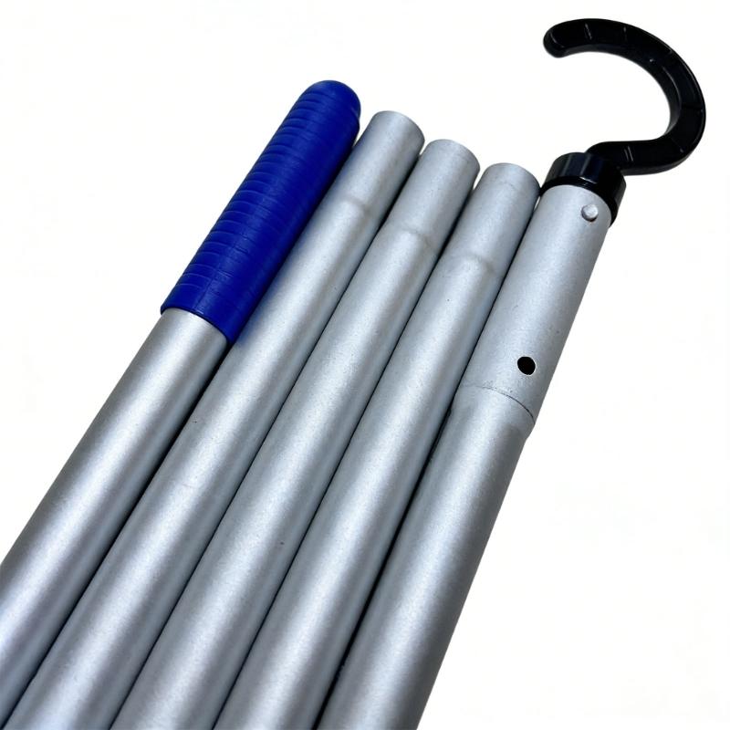 Durable 7 In 1 Pool Cleaning Group Designed For Robotic Cleaners Featuring Extendable Aluminum Handle