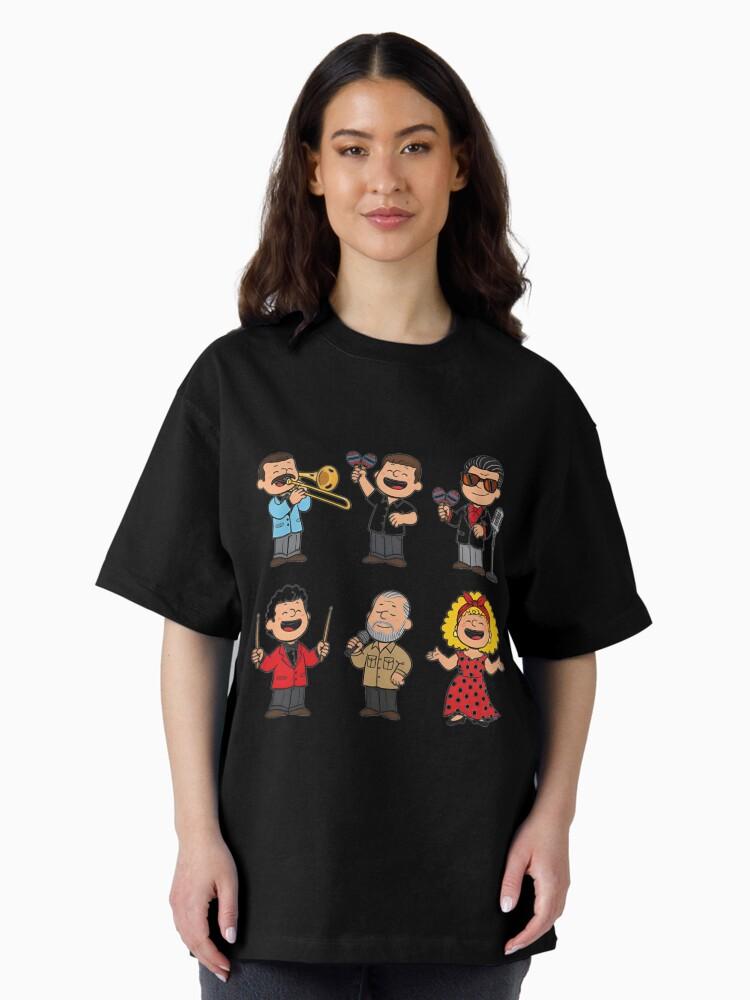 Héctor Lavoe Iconic Fania Era Salsa Legends: Tito Puente, Celia Cruz, Hector Lavoe Vibes | Limited Edition Oversized T-Shirt