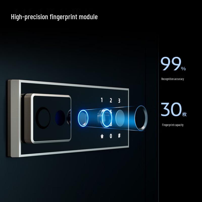 Deli AE801 H450 Fingerprint Password Security Safe
