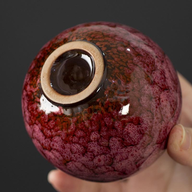 Kiln Transformation Built Tea Cup Five Elements Cup Non-pourable Cup Tea Cup Single Cup Master Cup Tea Cup Gift Box Set