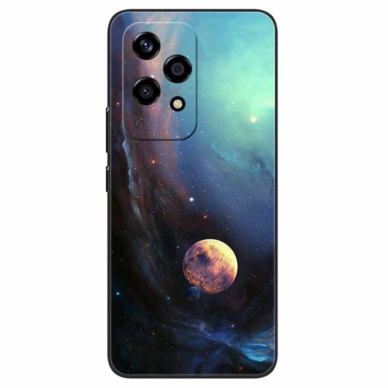 For Honor 200 Lite Case Animlas Painted Cool Silicon Black Soft Bumper for Honor 200Lite Phone Cases Wolf Cartoon TPU Shells Bag