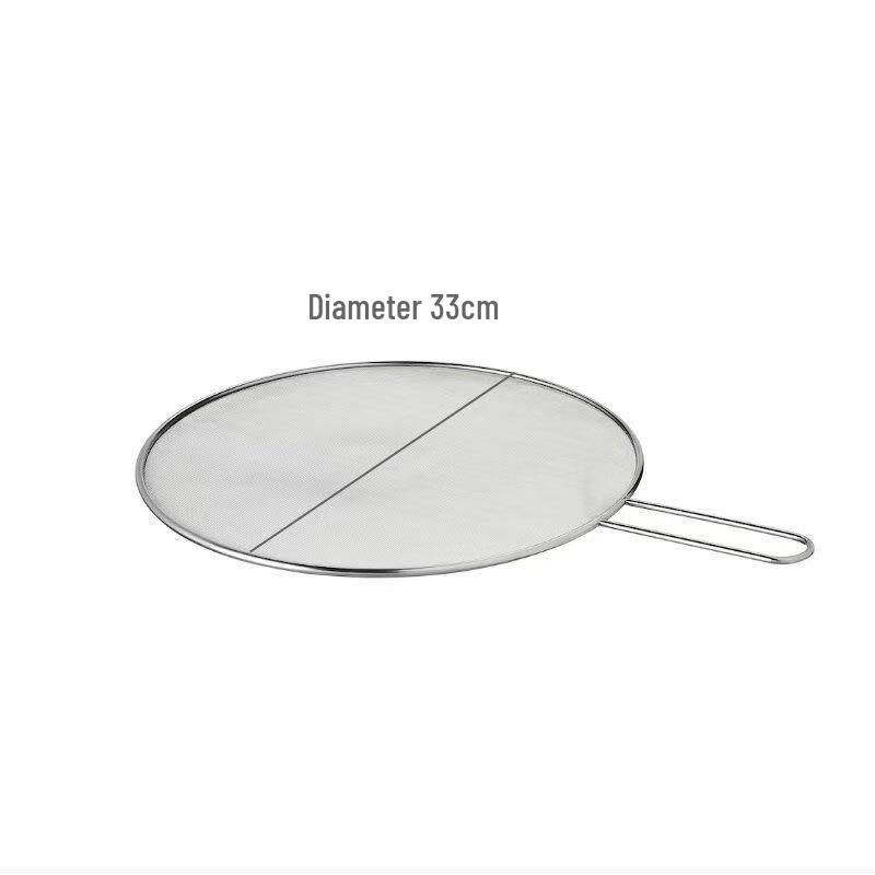 304 Edelstahl Anti-Spritzschutzdeckel zum Braten und Frittieren