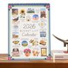 2026 Bucket List Calendar Notes Planning Colorful Wall Calendar Wish Calendar Wishes List Desktop Calendar Work Supplies