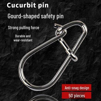 High-Speed Reinforced Fishing Snap Connector - Strong Pull 8 Figure Ring