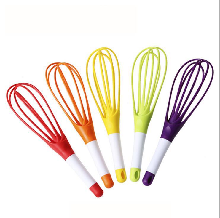 Multifunctional Manual Rotating Whisk with Folding Storage