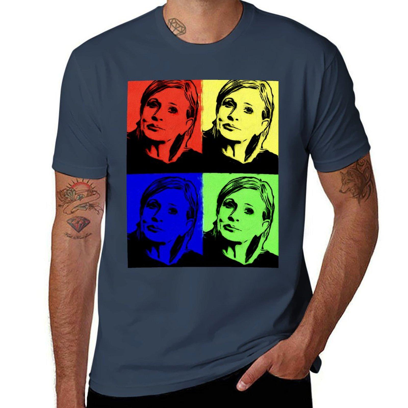 Футболка Warhol essential man t футболки Fisher/Carrie хлопковая рубашка Andy для S