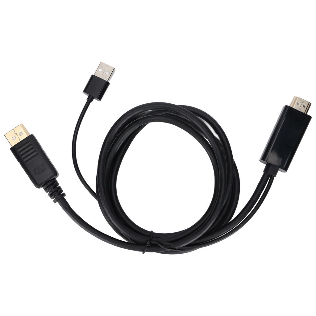 Cablu convertizor interfață multimedia HD la Displayport 4K cablu adaptor prelungitor masculin la femel pentru