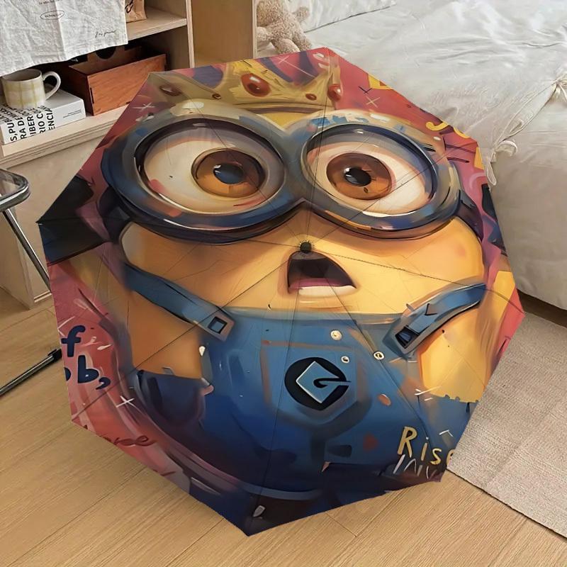 

1pc Minion Prince Automatic Open/Close Umbrella, Lightweight Design for Everyone,Durable Canopy yy251014014